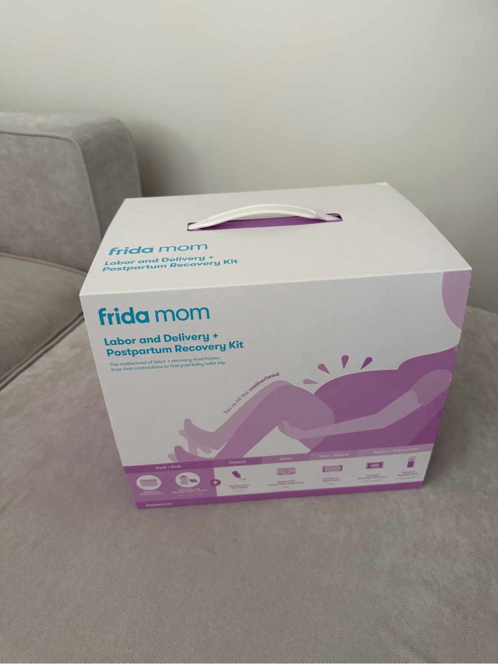 frida mom Labor and Delivery + Postpartum Recovery Kit - Purple